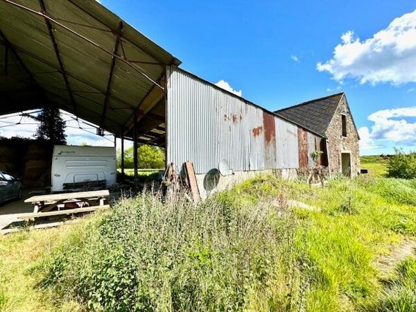 HANGAR de 700 m2 couverts + Hangar ouvert de 280 m2 + Dépendance sur 8650 m2 de terrain agricole