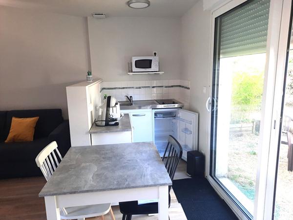 Studio meublé avec jardin privatif et climatisation