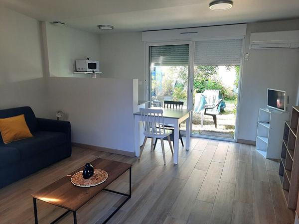 Studio meublé avec jardin privatif et climatisation