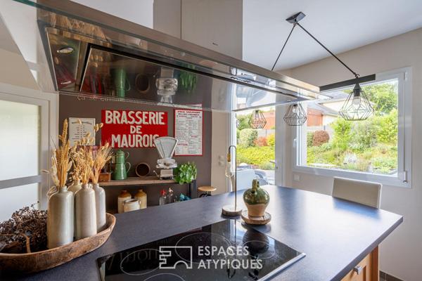 Art de vivre contemporain de plain-pied