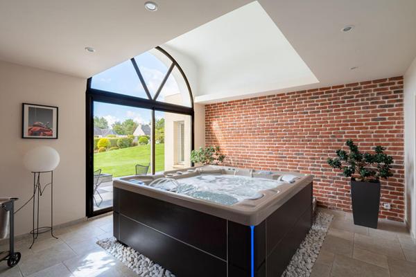 Art de vivre contemporain de plain-pied