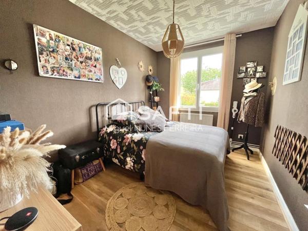 Maison plain-pied 4 chambres avec sous-sol complet