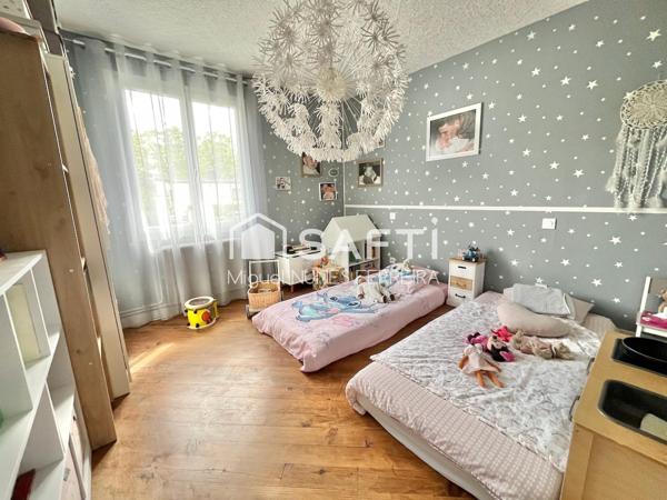 Maison plain-pied 4 chambres avec sous-sol complet