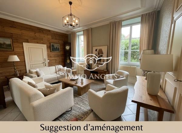 Maison bourgeoise avec terrain indépendant