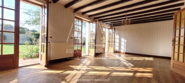 EXCLUSIVITÉ - PUYMOYEN - MAISON DE PLAIN-PIED DE 94 m² + GARAGE 26 m² indép , GARAGE, PISCINE, TERRAIN DE 1200 m²