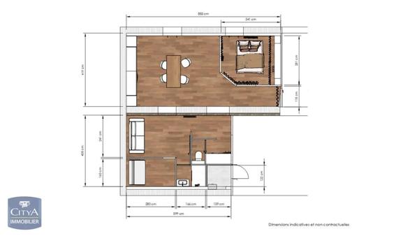 Appartement à louer 2 pièces 56.72m²