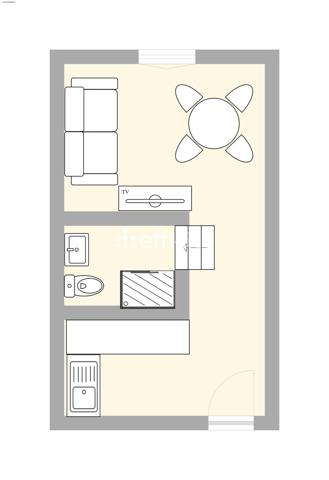 Appartement
         1 pièce
        - 19 m² Exclusivité 65 000 €*