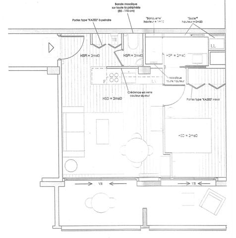 Appartement 2 pièces - 36 m² Exclusivité efficity