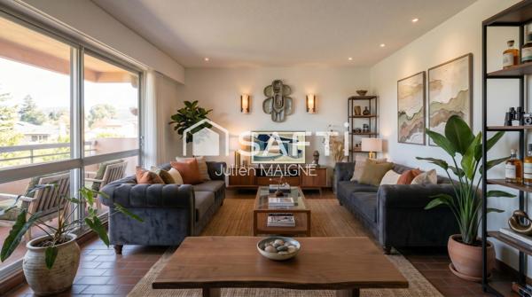 T3 traversant lumineux – balcon, cave & parking
