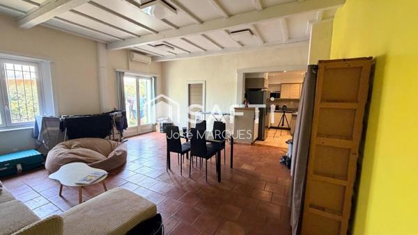 Appartement climatisé T3 70m² jardin parking