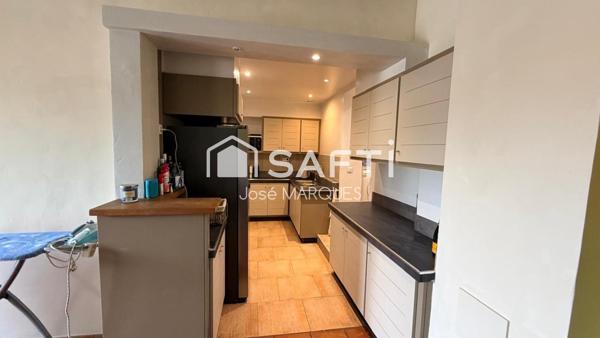 Appartement climatisé T3 70m² jardin parking