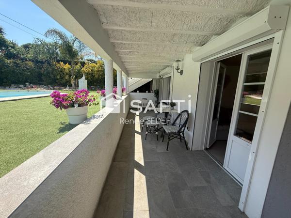 Superbe villa de prestige avec piscine et terrain paysager, idéale pour une résidence d’exception sur la Côte d’Azur.