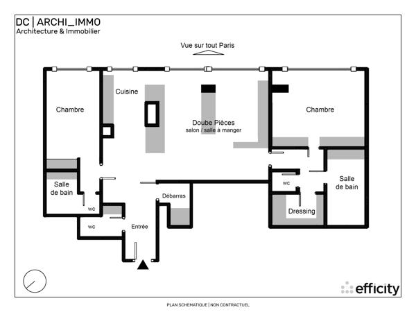 Appartement
         5 pièces
        - 150 m² Bien prestige 1 215 000 € *