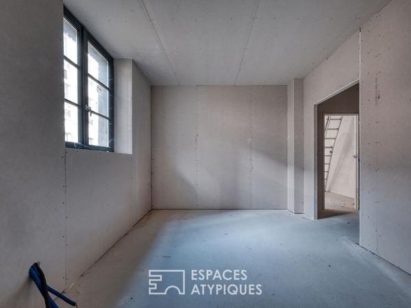 Anciennes écuries revisitées, au coeur d’un quartier prisé d’Orléans