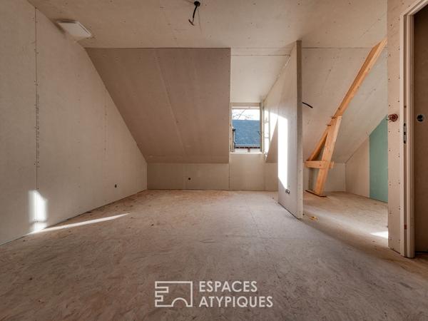 Anciennes écuries revisitées, au coeur d’un quartier prisé d’Orléans