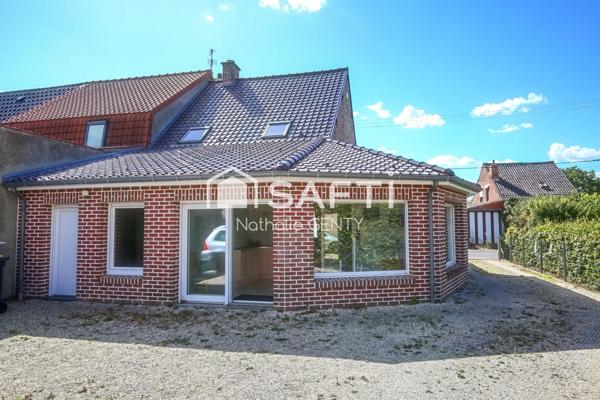 MAISON AVEC JARDIN ET DEPENDANCE/GARAGE A 10 MINUTES DE STEENVOORDE ET DE WORMHOUT