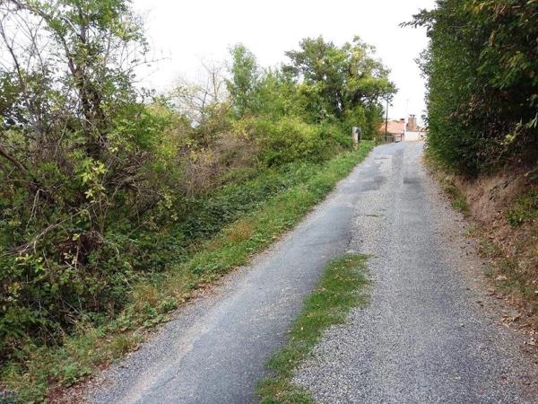 Parcelle de terrain avec vue imprenable sur le village perché