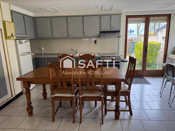 Maison semi individuelle avec travaux !!