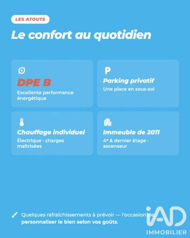 Appartement à vendre 3 pièces 65 m² Bobigny