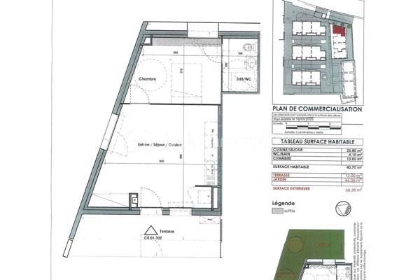 Appartement de 40,70 m²