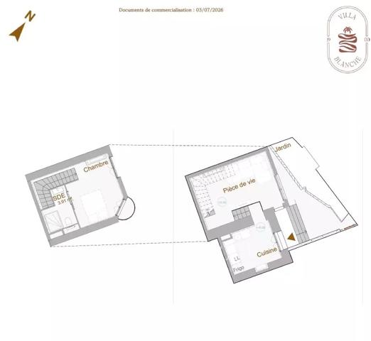 Duplex neuf T2 vue mer panoramique