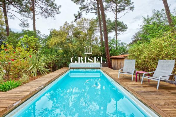 Maison de plain-pied avec piscine au cœur du Canon