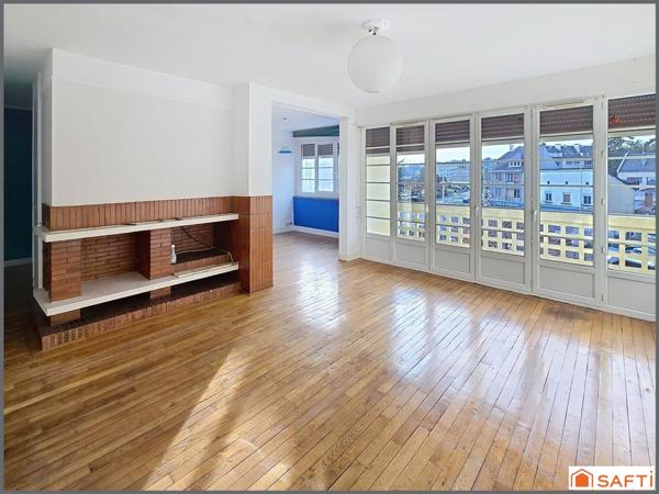 Appartement spacieux, lumineux, vue sur la Touque et Basilique