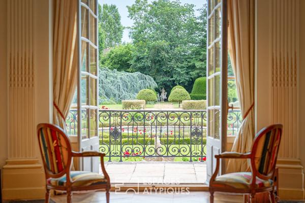 Château « Folie XVIIIème » au bord de l’Eure