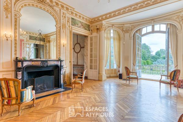 Château « Folie XVIIIème » au bord de l’Eure