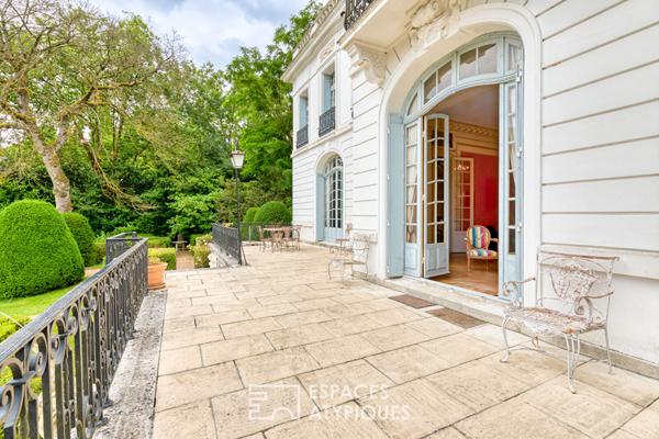 Château « Folie XVIIIème » au bord de l’Eure