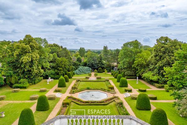 Château « Folie XVIIIème » au bord de l’Eure