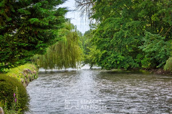 Château « Folie XVIIIème » au bord de l’Eure