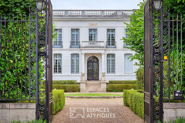 Château « Folie XVIIIème » au bord de l’Eure
