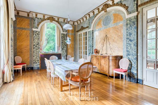 Château « Folie XVIIIème » au bord de l’Eure