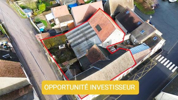Opportunité pour investisseur sur le secteur d'Etampes ! Ensemble mixte composé de 3 lots avec parking et hang