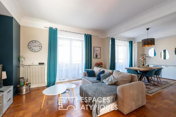 Duplex, terrasse et jardin en coeur de centre ville