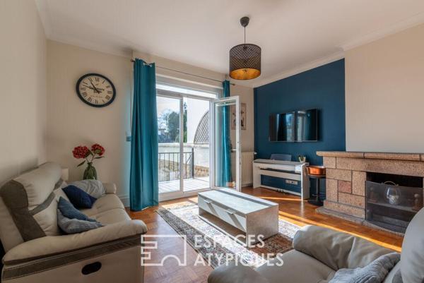 Duplex, terrasse et jardin en coeur de centre ville