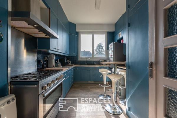 Duplex, terrasse et jardin en coeur de centre ville