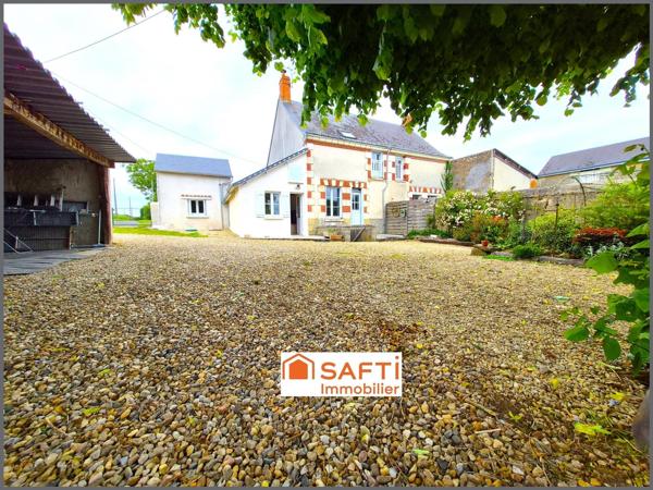 Maison 3ch + Atelier + Jardin + Cave