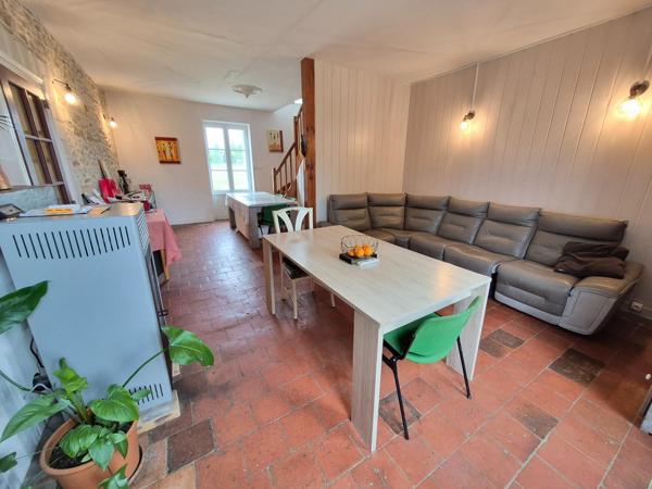 Maison 3ch + Atelier + Jardin + Cave