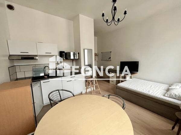 Location Studio meublé 21.26 m² - 21 RUE VAUBAN Brest 29200
