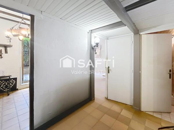 13007-RARE- type2 45m2- terrasse et jardin -cave