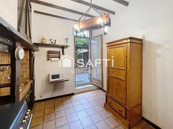 13007-RARE- type2 45m2- terrasse et jardin -cave