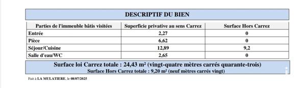 Appartement à vendre 1 pièce 24 m² La Mulatière