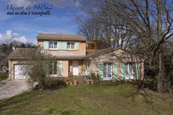 Maison de 140m2 avec 738m2 de terrain à Tournefeuille