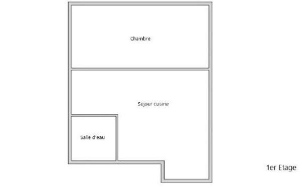 Appartement à vendre    2 pièces • 36 m2 Montreuil