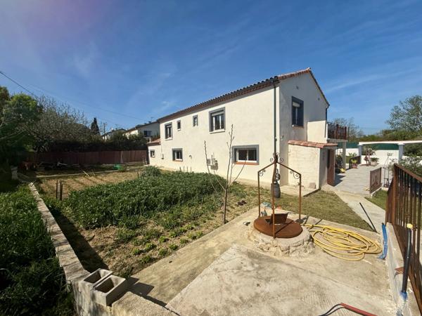 Maison à vendre 9 pièces VILLEMOUSTAUSSOU (11)194m2 habitable, 5 chambres, terrain 1858m2 piscine