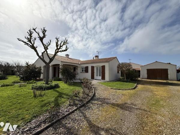 EXCLUSIVITE - SAINT VINCENT SUR JARD- Plain Pied de 135m2+véranda+dépendances- terrain 1258m2