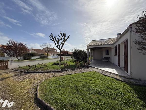 EXCLUSIVITE - SAINT VINCENT SUR JARD- Plain Pied de 135m2+véranda+dépendances- terrain 1258m2