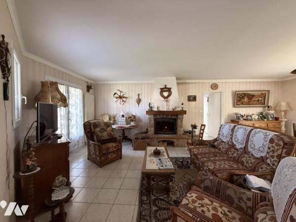 EXCLUSIVITE - SAINT VINCENT SUR JARD- Plain Pied de 135m2+véranda+dépendances- terrain 1258m2